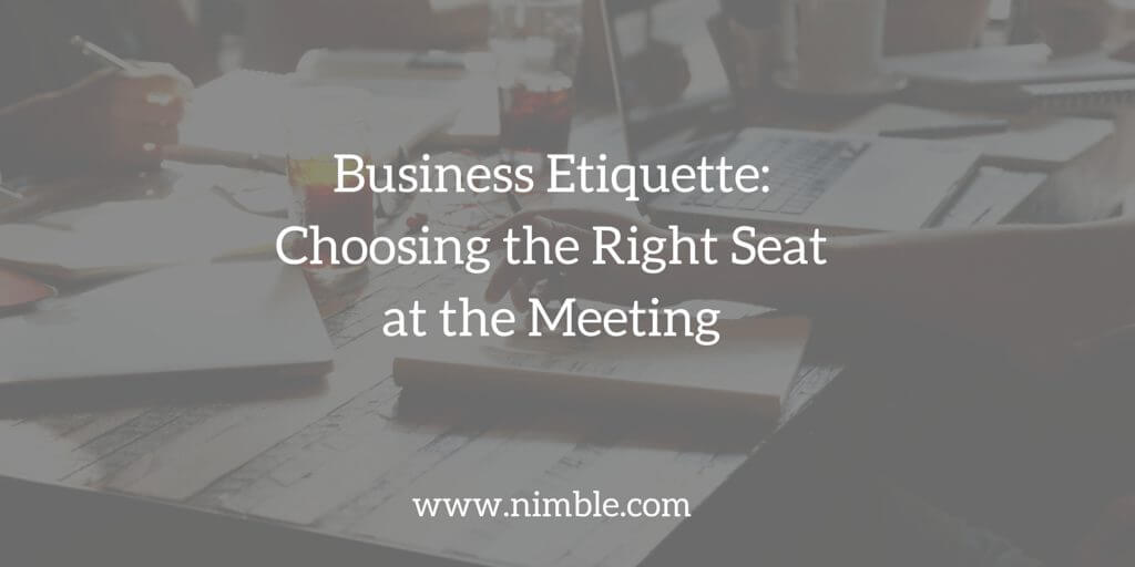 Business Etiquette- Choosing the Right Seat at the Meeting (1)