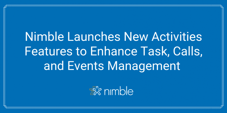 Events Management with Nimble’s