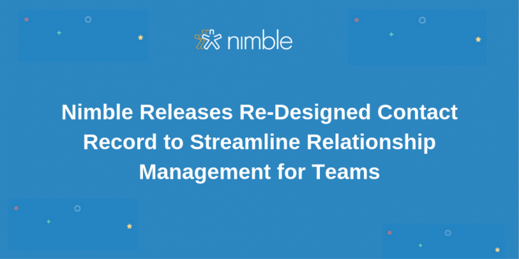 Nimble Releases New CRM