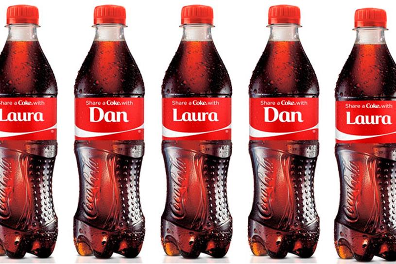 personalized coca cola bottles
