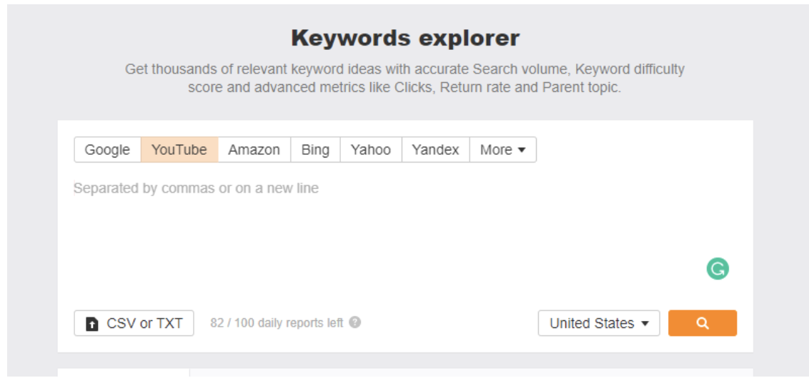 keywords explorer