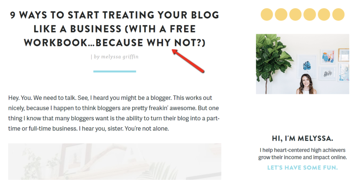 how to treat your blog like a business