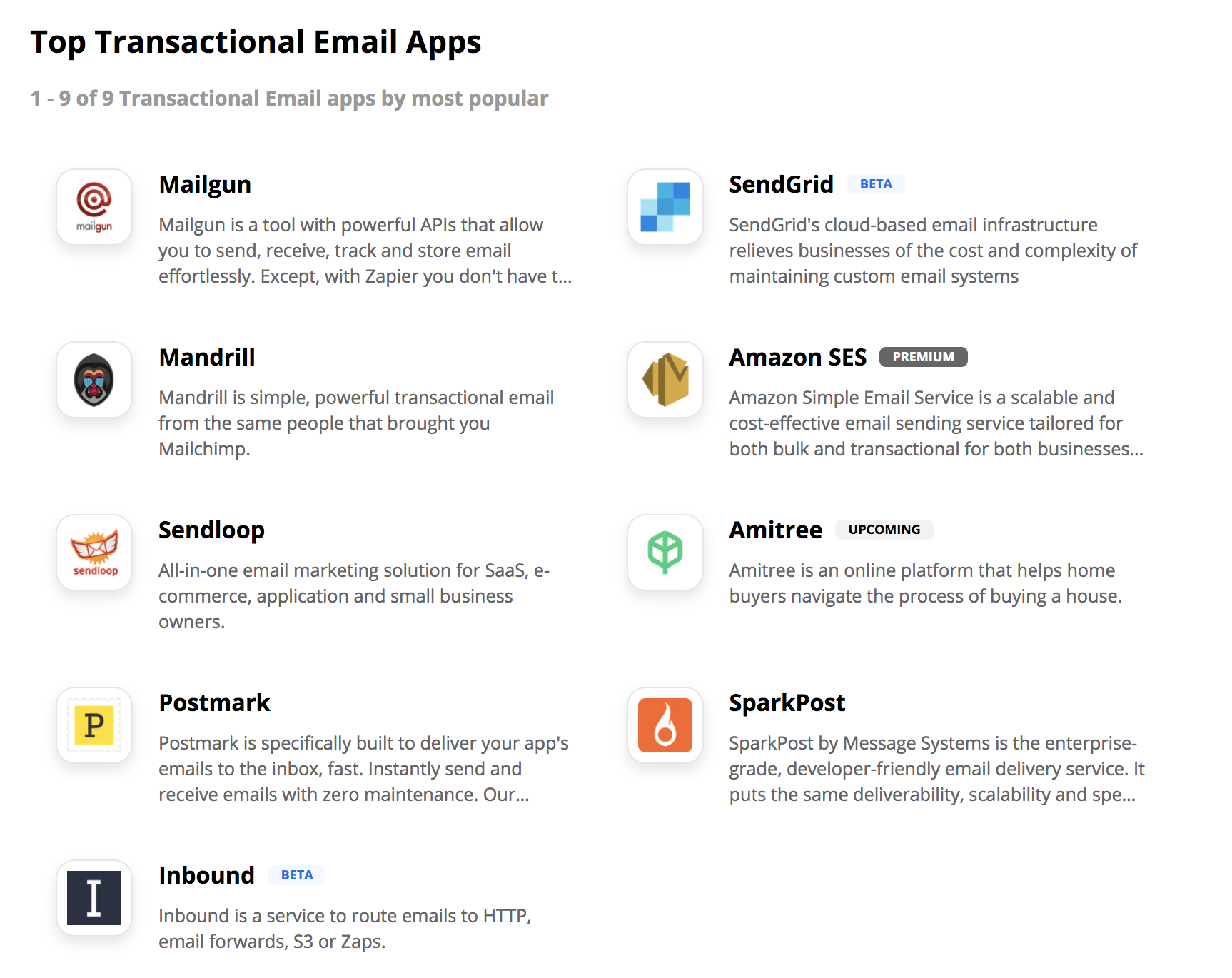 top transactional email apps