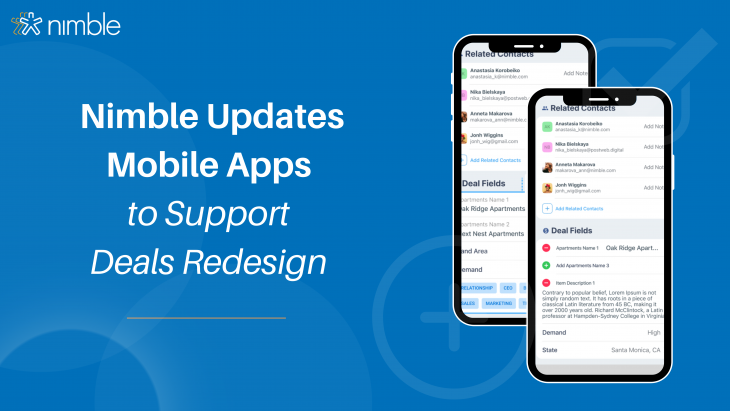 Nimble Updates Mobile Apps