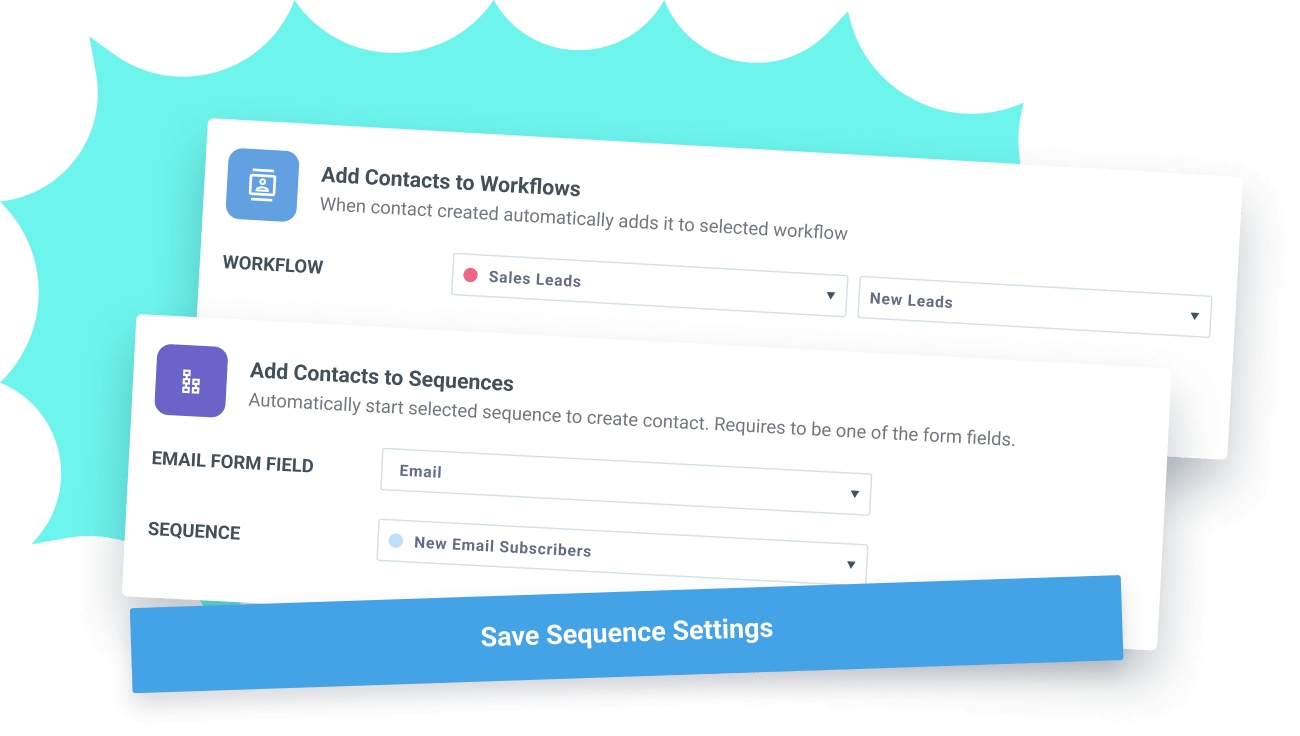 email sequence & Workflow Automation